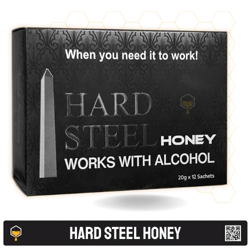 Hard Steel Honey box with 12 sachets