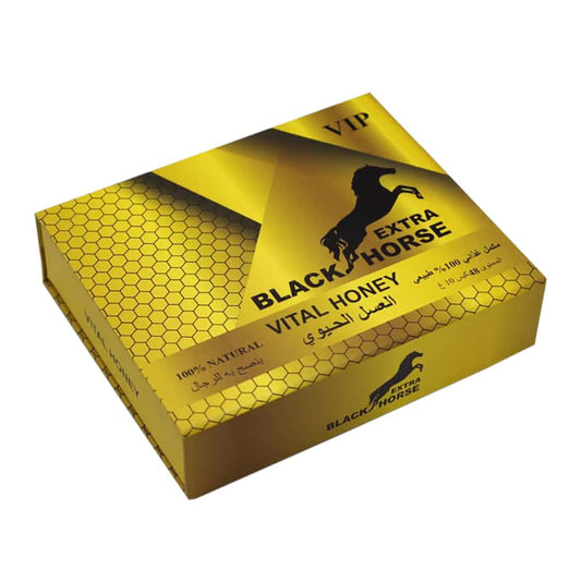 Black Horse Extra Honey box with 48 sachets